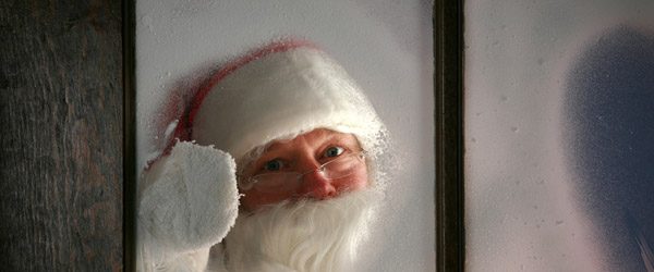 Santa at window