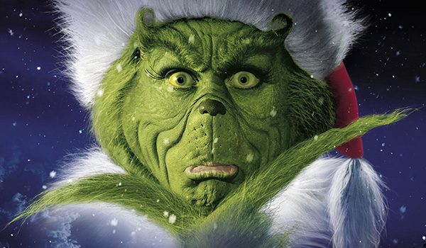 The Grinch Christmas Movies - With a Shock face