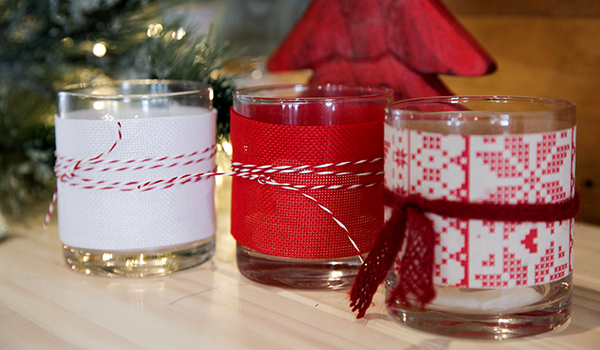 Nordic Candle Craft tied with ribbons