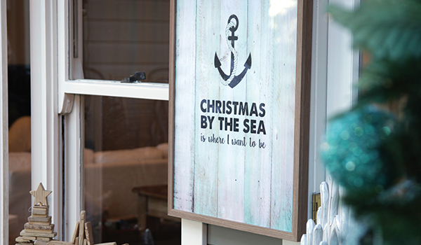 Christmas By The Sea Poster Lifestyle