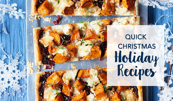 Quick Christmas Holiday Recipes - A slice of pizza