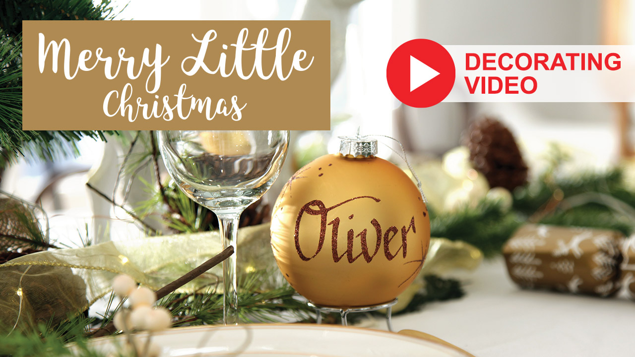 Watch how we created a Merry Little Christmas