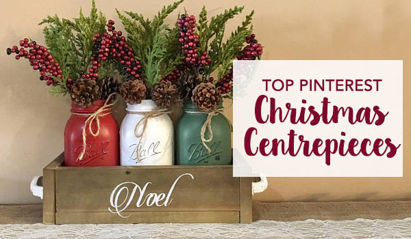 Top Pinterst Table Centrepieces with personalised Named - Top Pinterest Christmas Centrepieces