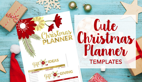 Cute Christmas Planner Templates