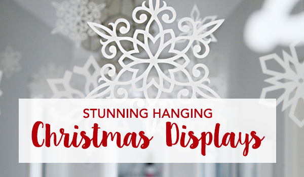 Snowflake design - Stunning Hanging Christmas Displays