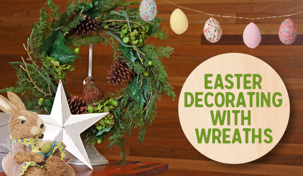 Easter Decorating with Wreaths - How to Use Wreaths for your Easter Decorating