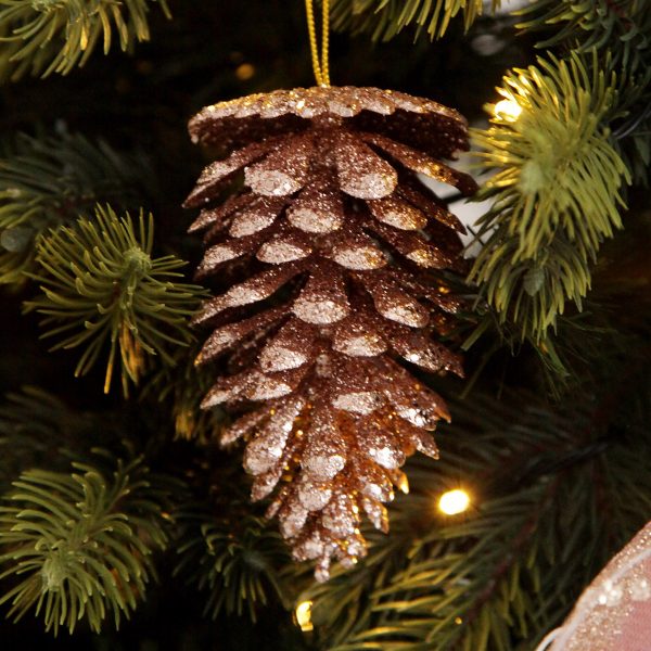 Rose Gold Glitter Artificial Pinecones - Top Tips to Prepare Your Christmas Feast in Advance