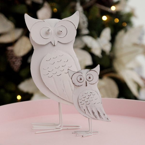 white metal owls - Top Tips to Prepare Your Christmas Feast in Advance