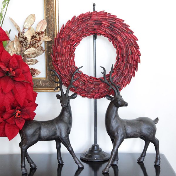 Christmas Royale Black Bucks copy - Spring Decorating with a Touch of Christmas