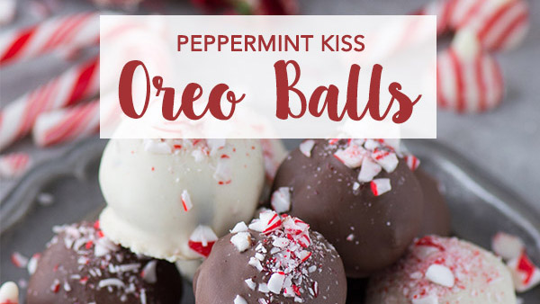 Peppermint Kiss Orea Balls The Christmas Cart - Peppermint Kiss Oreo Balls