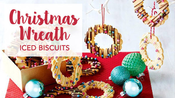 Christmas Wreath Biscuits