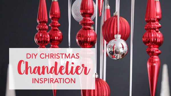 DIY Christmas Chandelier Inspiration - DIY Christmas Chandelier Inspiration