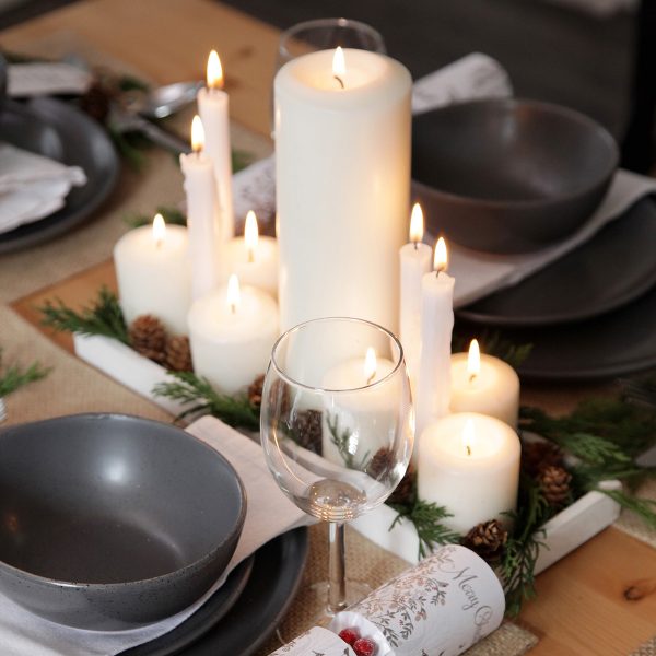 hygge table setting - Bon Bon Table - Creative Storage Tips for Your Christmas Decorations