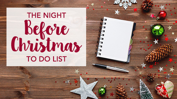 The Night Before Christmas: To Do List