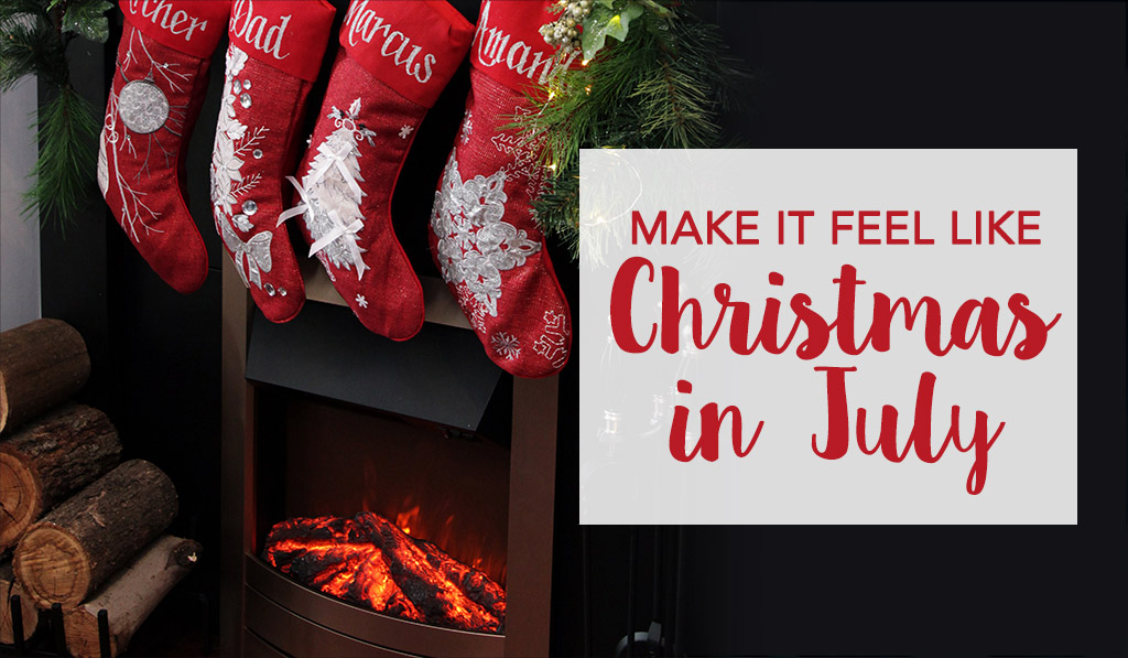 Create a Christmas in July Atmosphere