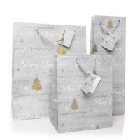 Merry Christmas Gift Bags Different Sizes