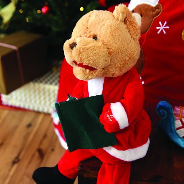 Story Telling Christmas Teddy Bear