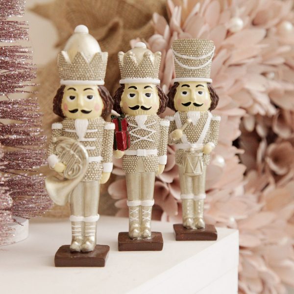 Resin Nutcrackers - 3 Assorted - Housewarming Christmas Gifts