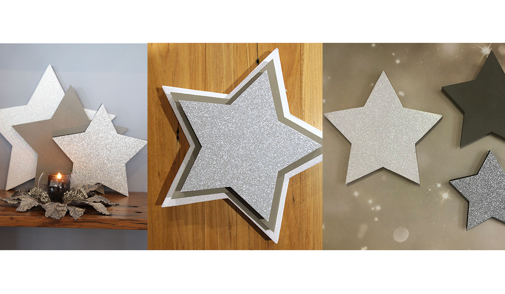 3 ways with christmas Stars - Standing, Stack and Stars Hnaging around Feature Image
