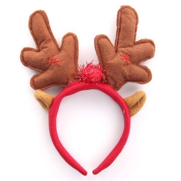 Reindeer Antlers Headband with white background