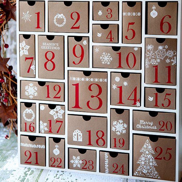 Advent Calendar Ideas - In a Box with Numbers