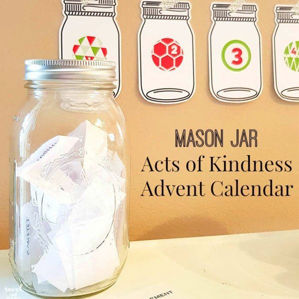Mason Jar Acts of Kindness Advent Calendar