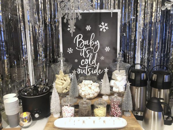 Baby its cold outside Poster Download With Candy Sweets
