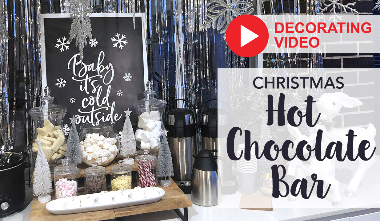 Watch How to Create a Hot Chocolate Bar for everyone to enjoy!