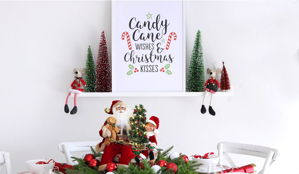 Candy Cane Christmas – Free Poster Download