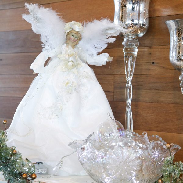 Vintage Theme - Fairy Tree Topper with Wings