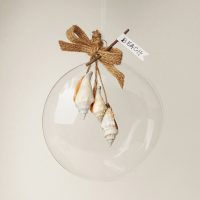 Christmas By the Sea Craft Bauble with Sea Shells