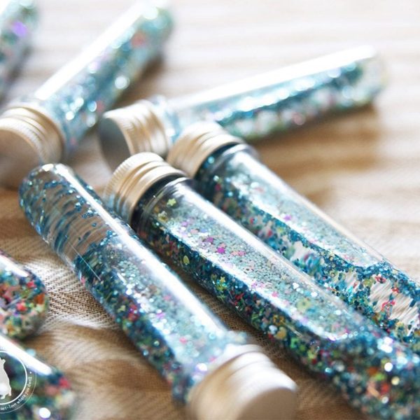DIY Magical Fairy Dust for Kids - Blue Glitters