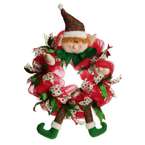 3D Felt Elf DIY Wreath Set Complete