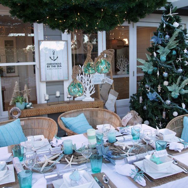 Christmas by the sea Tablescape - Christmas By the Sea Collection
