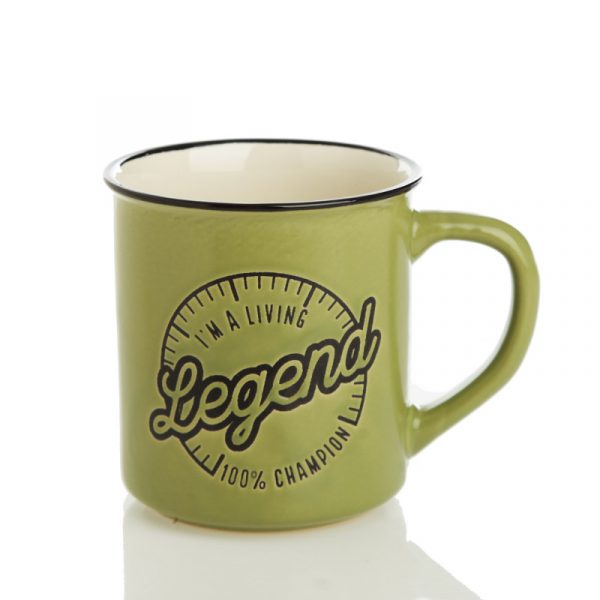 I am Living Legend 100% Champion Green Cup