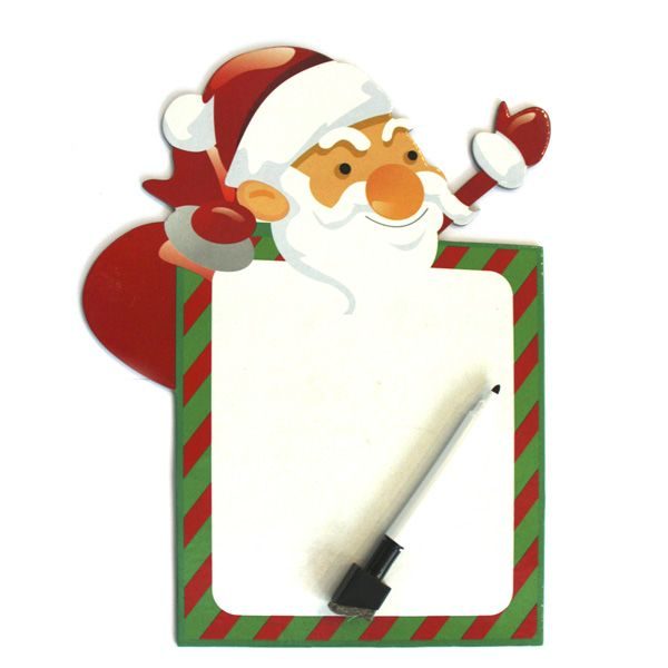 Santa Whiteboard Includes Whiteboard Marker with Eraser