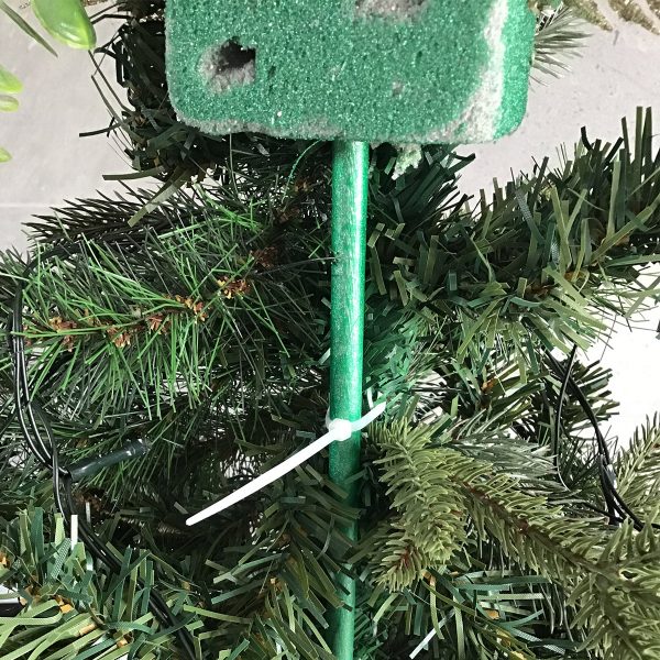 Christmas Joy Tree Topper Attach Base Tree Detail