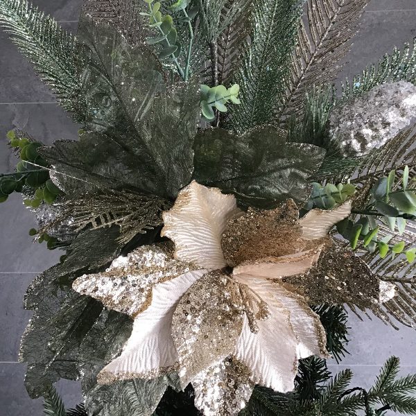 Christmas Joy Tree Topper Florals All