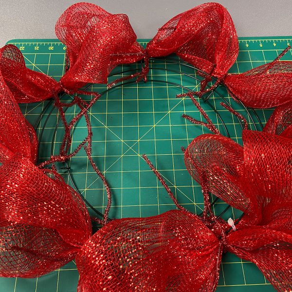 DIY Wreath Kits Continue Poufs Red