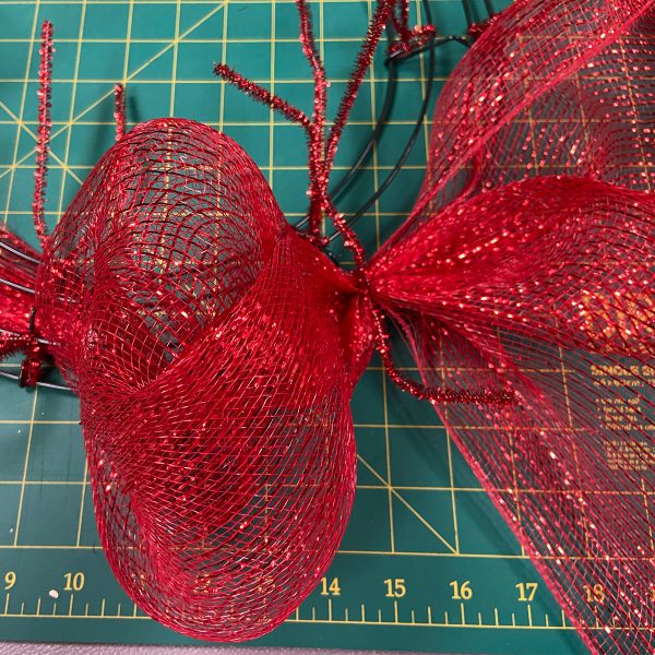 DIY Wreath Kits Fan Deco Mesh Red