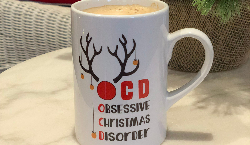 OCD Mug Reindeer Obsessive Christmas Disorder