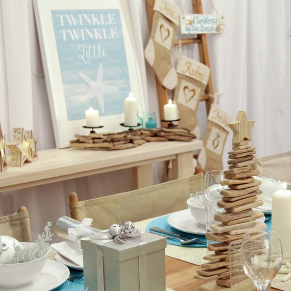 Coastal Christmas with Twinkle Twinkle Little Star sign