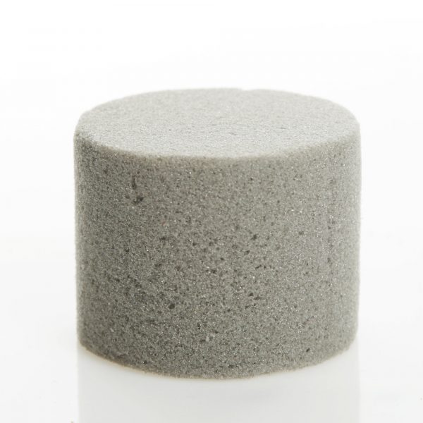 Dry Floral Foam Cylinder with a white background