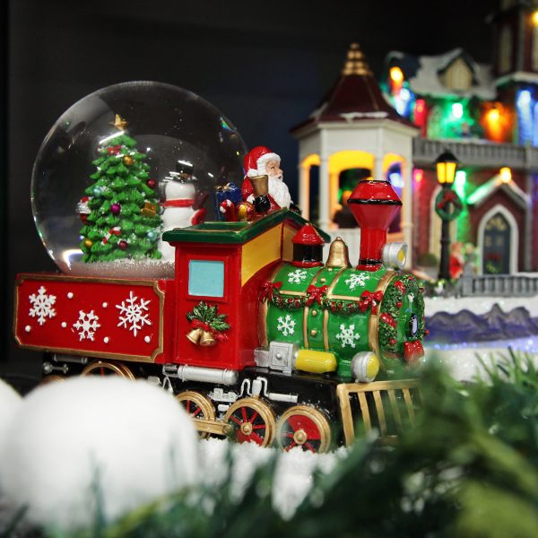 Nutcracker Christmas Christmas Musical Train Snowglobe