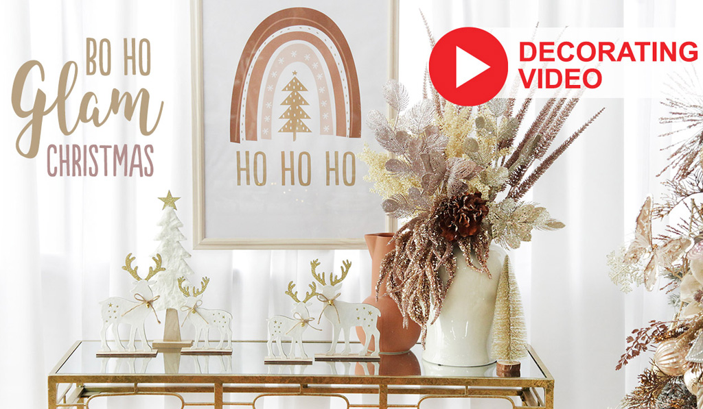 Watch the Bo Ho Glam Christmas Video