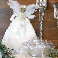 Fairy Tree Topper placed in the table with Decoration