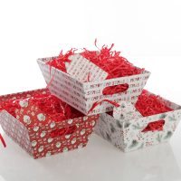Merry Christmas DIY Hamper Gift Box Set Stack