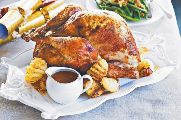 Traditional Turkey with a Twist with gravy