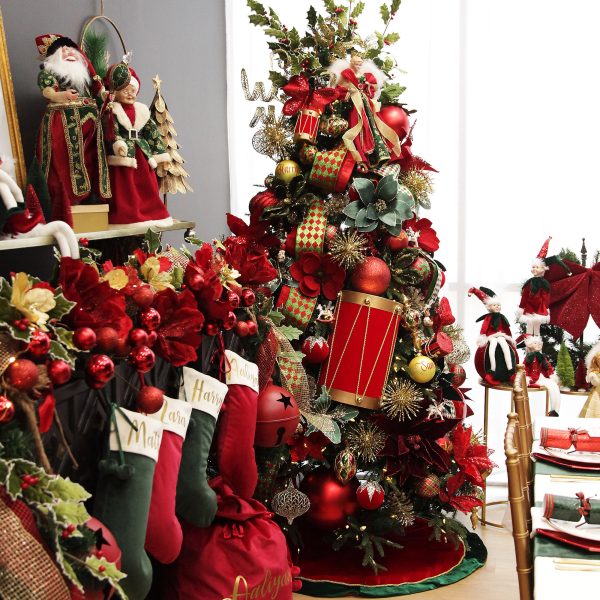 Harlequin Christmas Holiday Room Tree