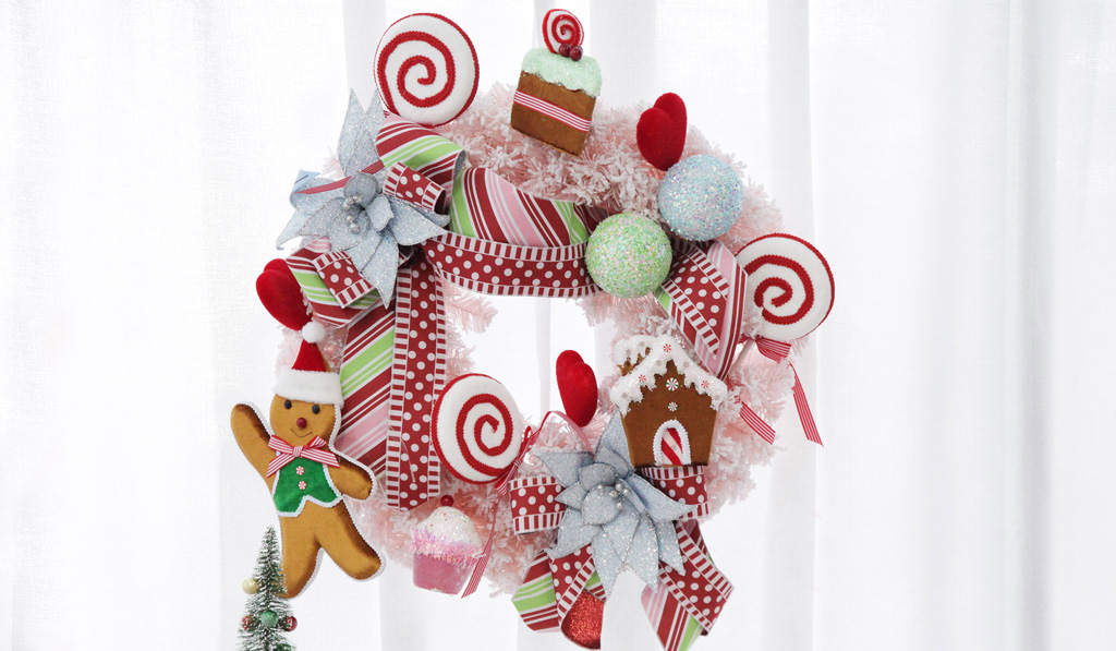Make and Create: Sweet Gingerbread Christmas Wreath